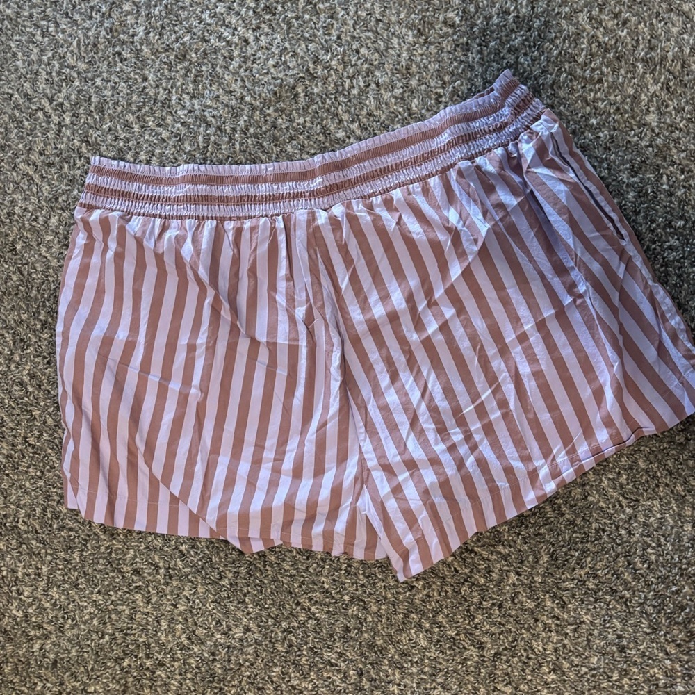 a new day Women’s 3X Mauve and White Striped Skirt